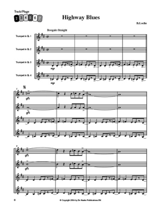 Swing quartets - Bert Lochs - Partition - Trompette